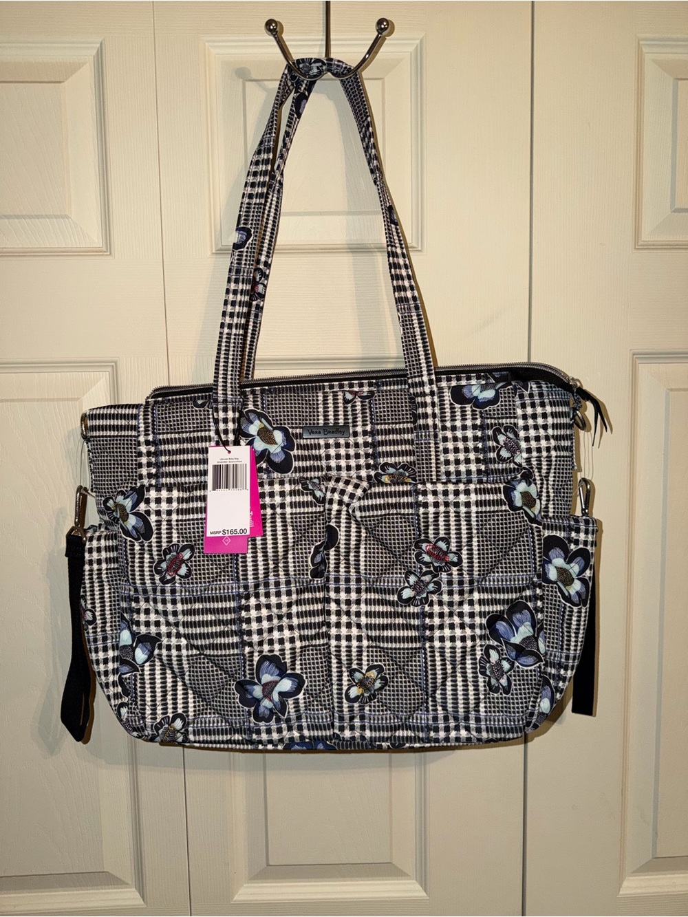 Vera Bradley Performance Twill Ultimate Baby Bag NWT Bedford Plaid